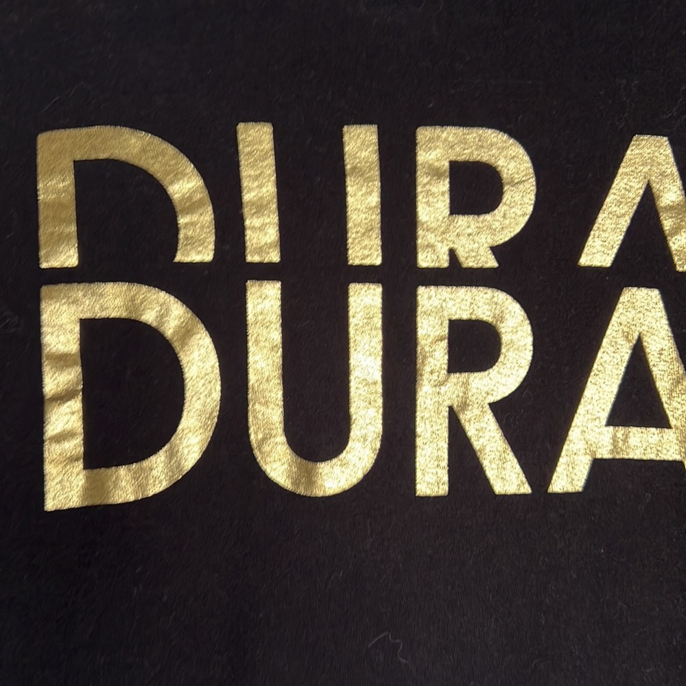 Unisex Duran Duran vintage looking band shirt Black Gold 1970 1980 band shirt - Picture 3 of 4